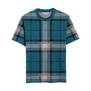 Crewneck Short Sleeve Plaid No. 3