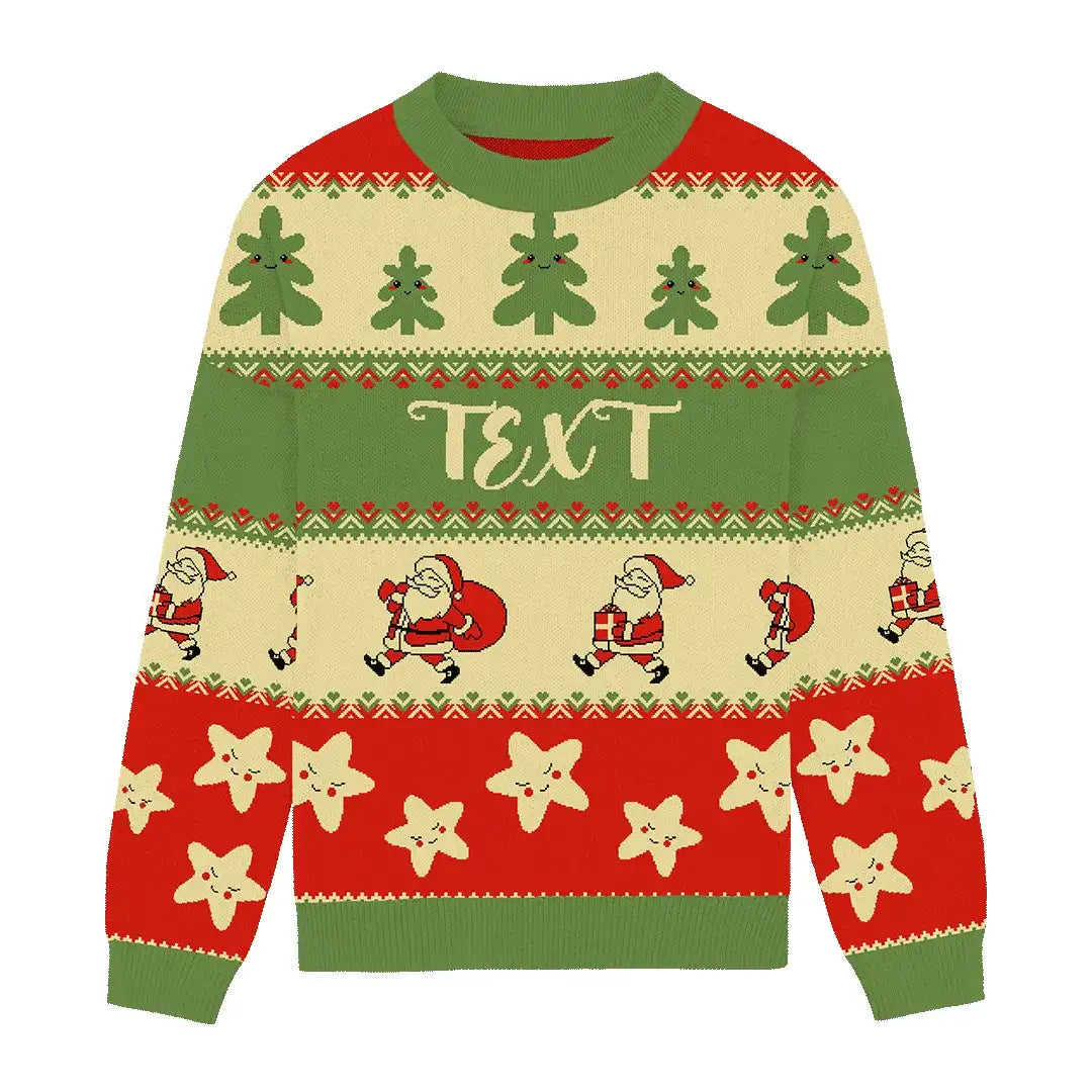 Relax Fit Crewneck Christmas (Santa) – Knitwise, Inc.