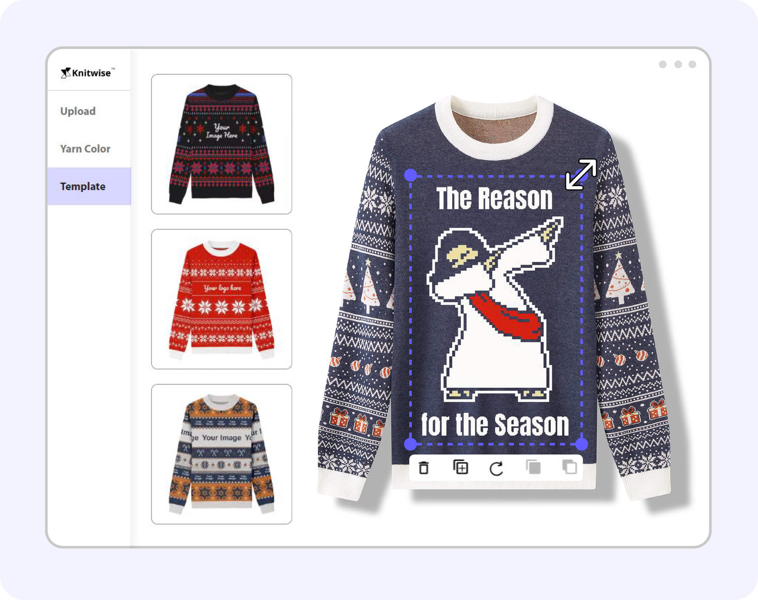 Create Your Own Custom Ugly Christmas Sweater | Knitwise – Knitwise, Inc.