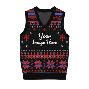 V Neck Vest Ugly Christmas