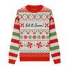 Mistletoe Jacquard Custom Knit Pullover Sweater