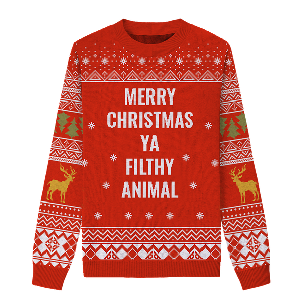 Merry christmas you hot sale filthy animal sweater